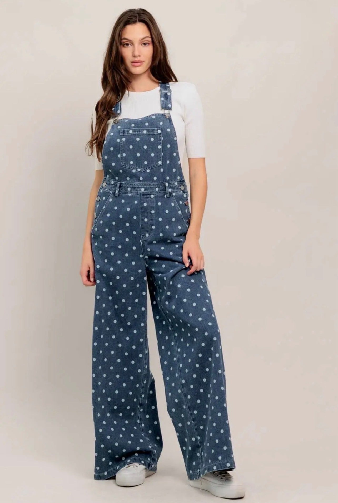 Polka Dot Overalls