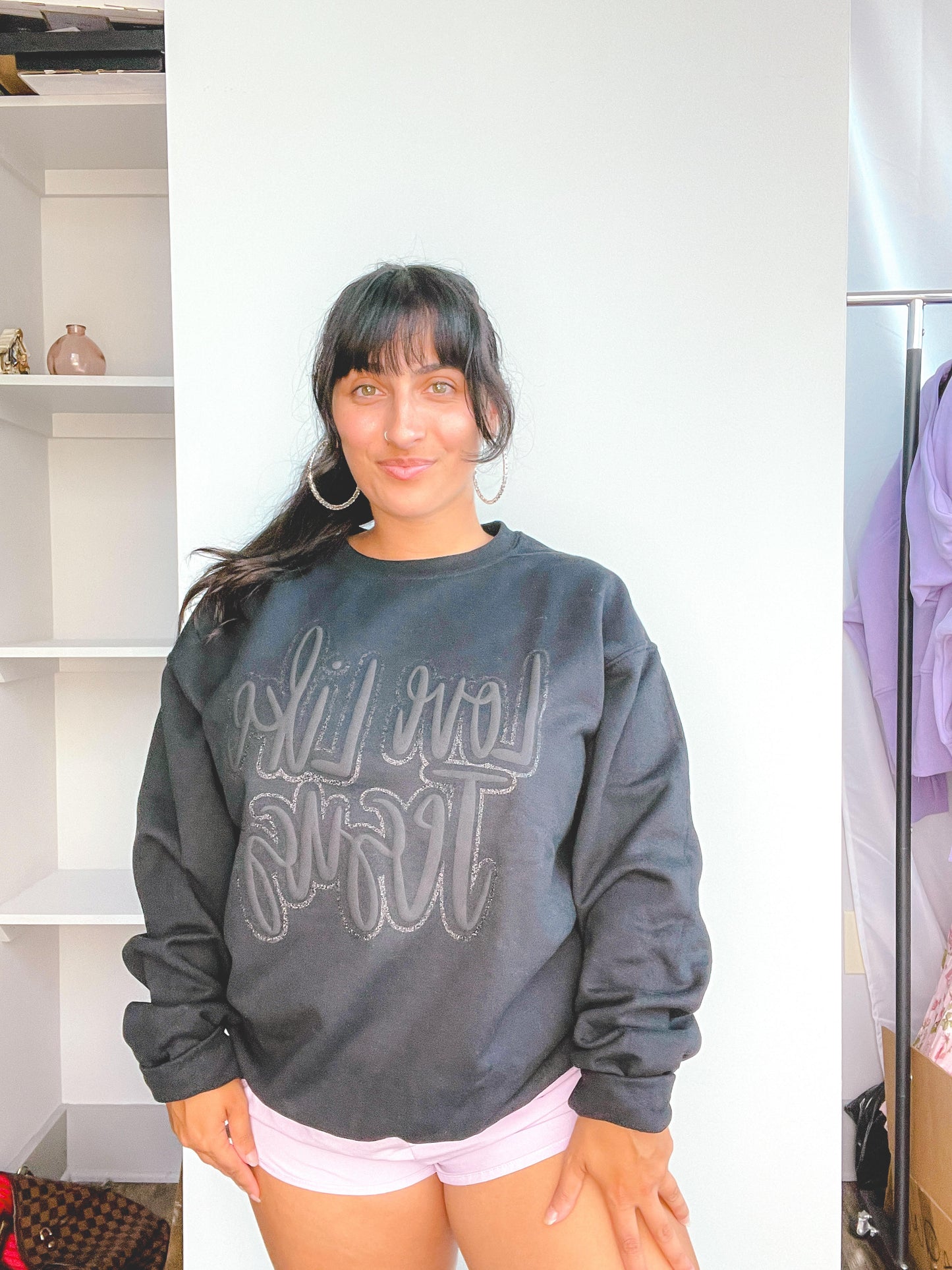Sparkly Love Like Jesus Sweatshirt