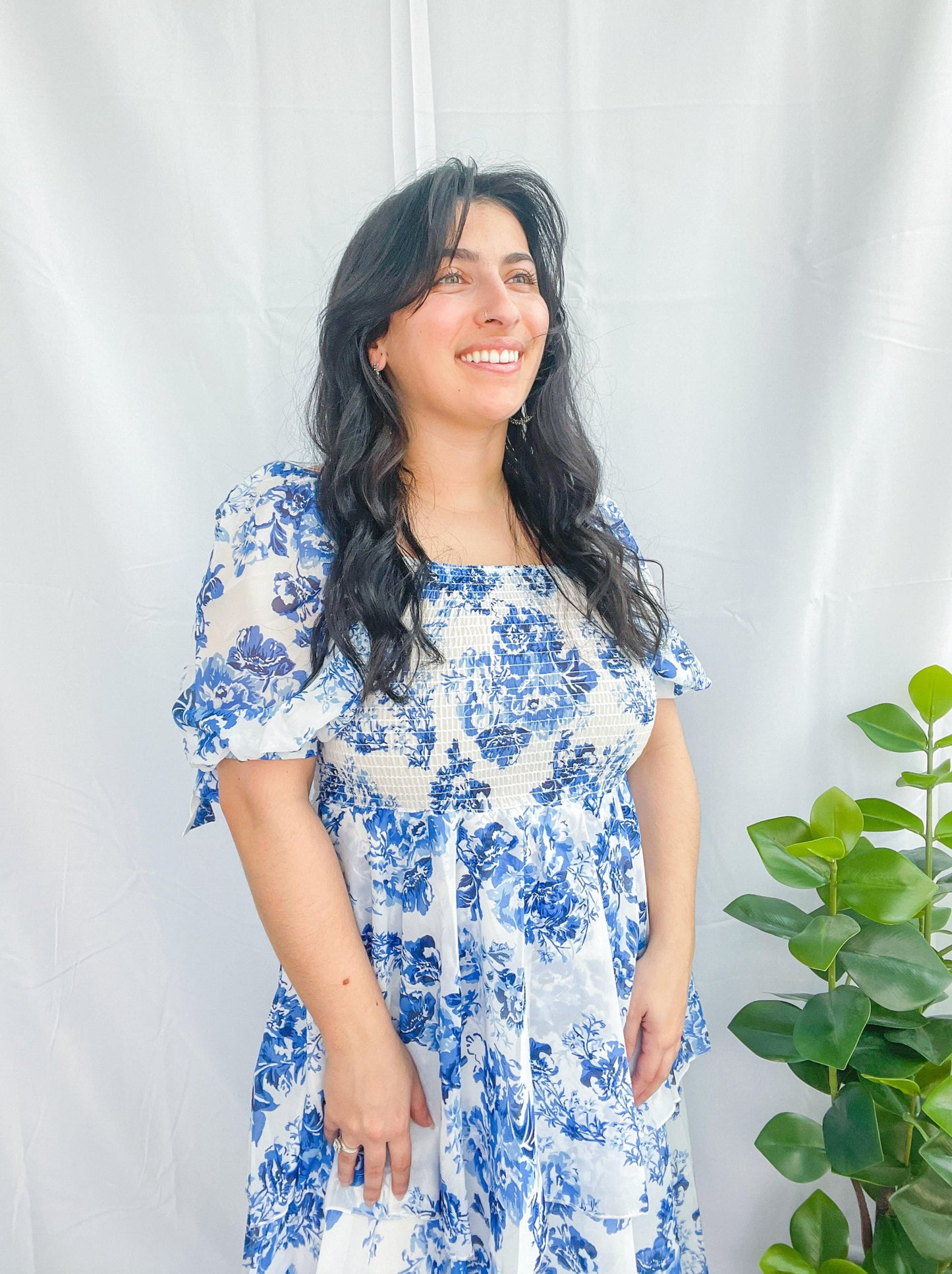 Julia Floral Tiered Dress