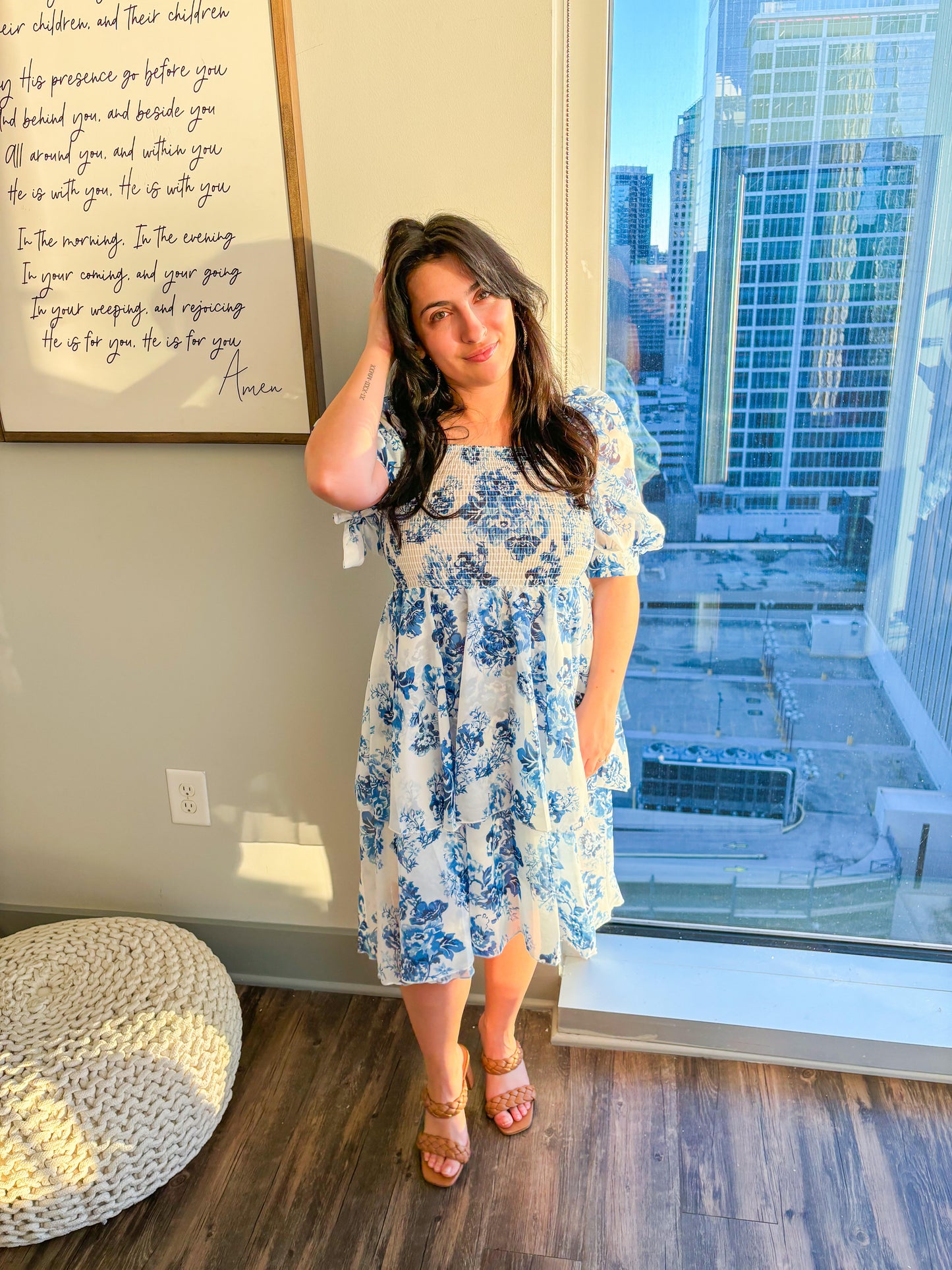 Julia Floral Tiered Dress