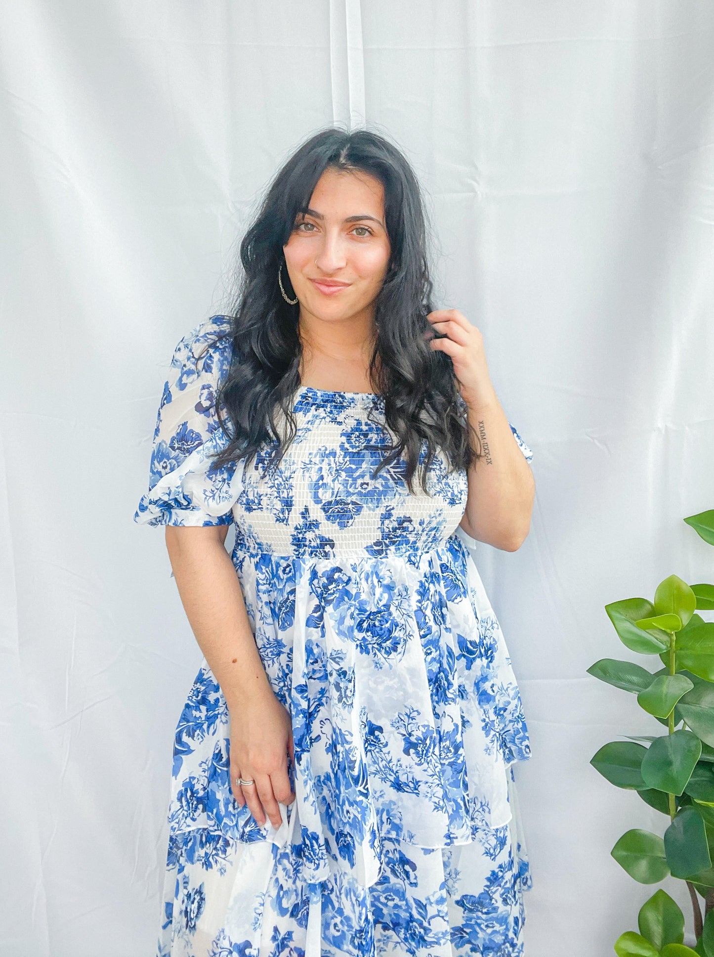 Julia Floral Tiered Dress