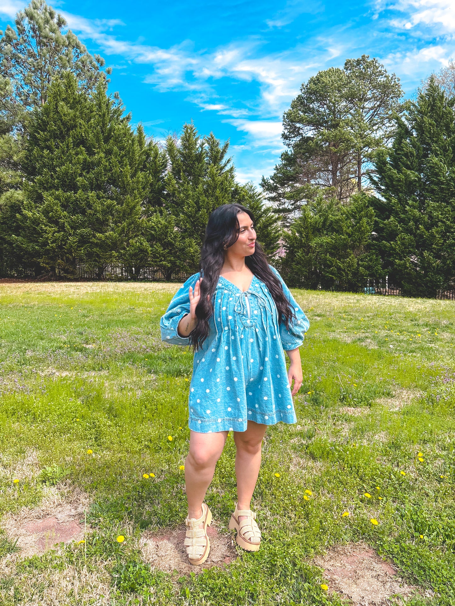 Pretty in Polka Dots Romper