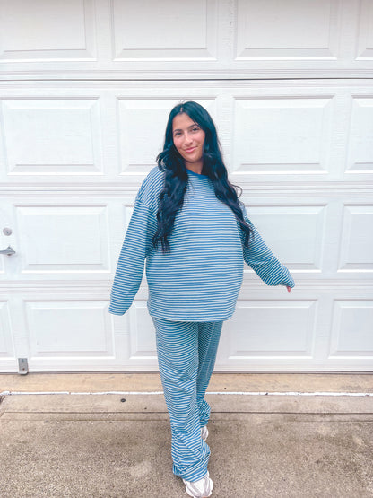 Blueberry Stripe Set