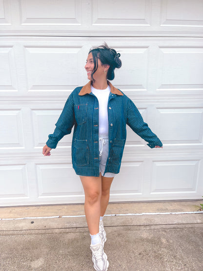 Sunday Stripes Denim Jacket
