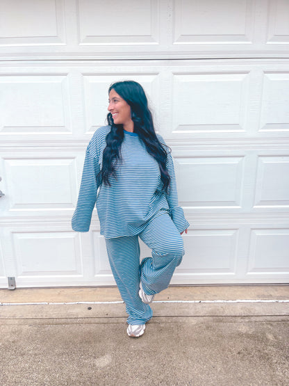 Blueberry Stripe Set