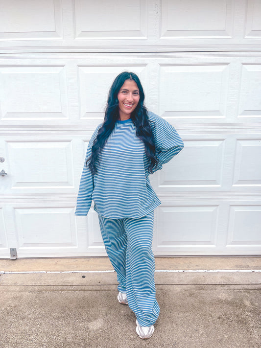 Blueberry Stripe Set
