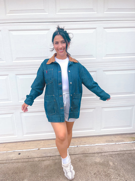 Sunday Stripes Denim Jacket