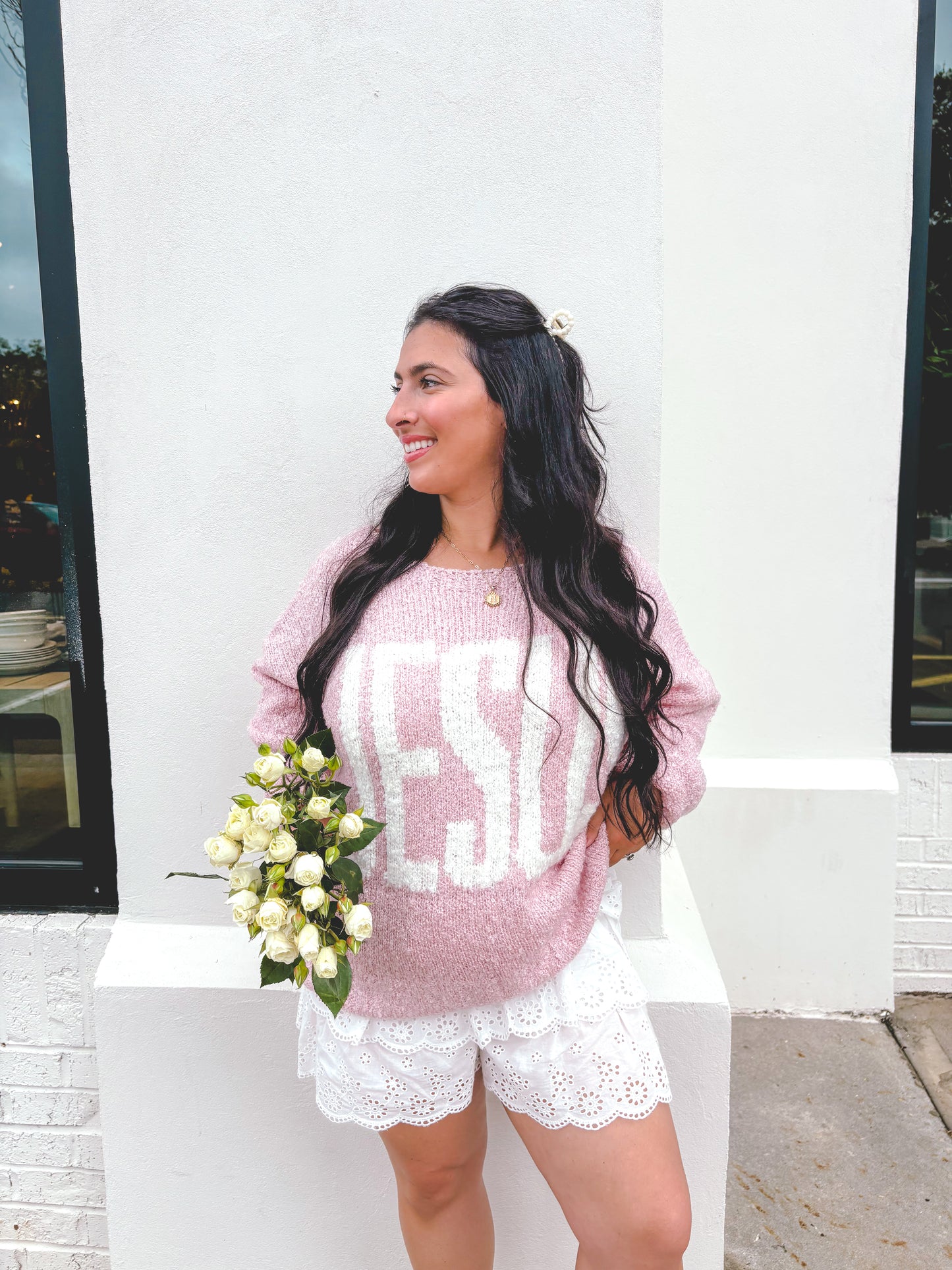 Jesus Knit Boatneck Sweater